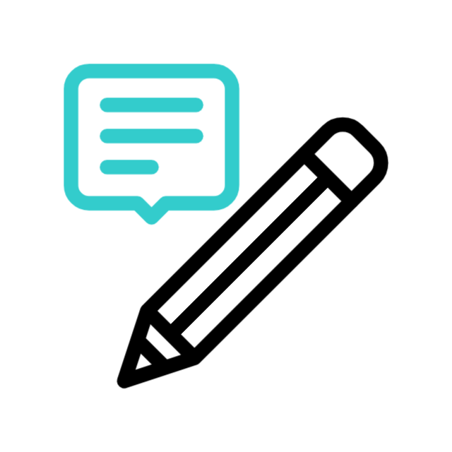 أيقونة الكتابة